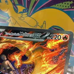 Team Rocket's Moltres ex - (Destined Rivals Stamp) 229/182 Miscellaneous Cards & - Image 2