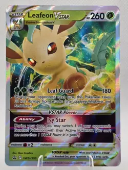SWSH: Sword & Shield Promo Cards #SWSH195 Leafeon VSTAR - Image 1