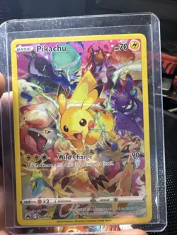 Pokemon TCG Pikachu Full Art Secret Rare Holo Card 160/159 Crown Zenith NM - Image 1