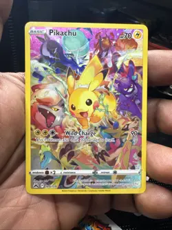 Pokemon TCG Pikachu Full Art Secret Rare Holo Card 160/159 Crown Zenith NM - Image 5