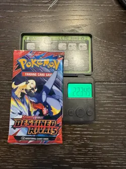 2 Packs 22.35g & 22.27g Pokemon TCG Cards Destined Rivals Booster Factory Sealed - Image 2