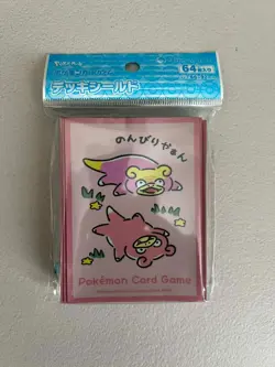 Pokemon Center Exclusive Japan Slowpoke & Galarian Slowpoke Card Sleeve 64 Count - Image 1