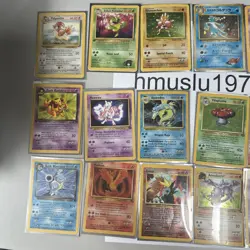Vintage 1995-1999 pokemon cards flareon gyarados - Image 1