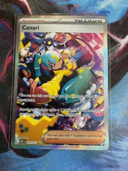 Pokemon Canari 291/217 ASCn Trainer Supporter Holo Card Pokemon TCG English - Image 1
