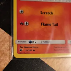 Pokemon Charmander 018/147 Holo Promo Miscellaneous Set 70 HP Card 2017 English - Image 3