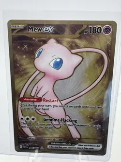 Pokemon TCG Mew EX 151 Gold Metal Promo Card 205/165 Ultra Rare - Image 1