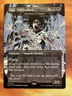 MTG Borderless Cast-Off Consort - Bloodletter of Aclazotz Secret Lair: D&D!! - Image 1
