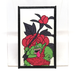Boss Troll Dragon Quest Warrior Hanafuda Card AKIRA TORIYAMA ENIX JAPAN - Image 1