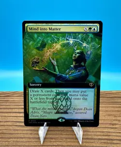 Mind into Matter (SOS 0352) (Extended Art) Secrets of Strixhaven Foil, MTG - Image 1