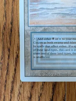 Magic The Gathering UNDERGROUND SEA REVISED (1994) Lightly Played SEE PHOTOS - Image 3