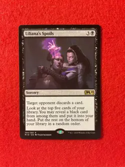 Liliana's Spoils - Core Set 2019 - Magic the Gathering - MTG - Image 1