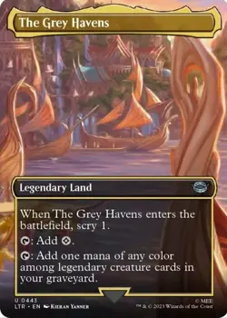 X 1 The Grey Havens Borderless NM-M LTR 443 MTG Magic The Gathering - Image 1