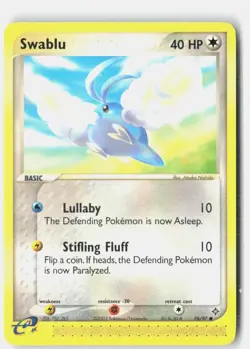 Swablu 75/97 Common Dragon Pokemon Near Mint - Image 1