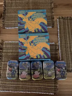 Pokemon Ascended Heroes Elite Trainer Box ETB 2x And 5 Mini Tins Factory Sealed - Image 1