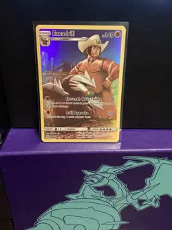Pokemon TCG Excadrill Cosmic Eclipse Secret Rare Card 246/236 - Image 1