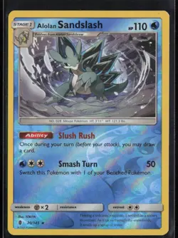 Alolan Sandslash 20/145 NM Guardians Rising Rare Reverse Holo Pokemon - Image 1