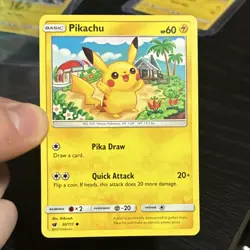 The Pokemon Company Pikachu Common Regular Sm-Crimson Invasion 30/111 60 HP - Image 1