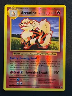 POKEMON CARD Arcanine 18/108 Evolutions Reverse Holo Mint Pack Fresh Free P&P - Image 1