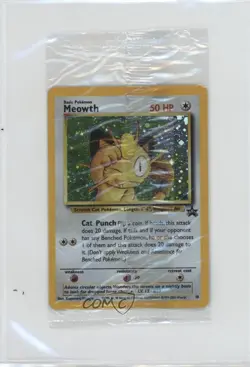 Meowth (Game Boy - Holo) Pokemon WOTC Black Star #10 1999 - Image 1