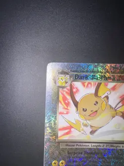Pokemon Dark Raichu Legendary Coll. Reverse Holo Rare #7 - Image 3