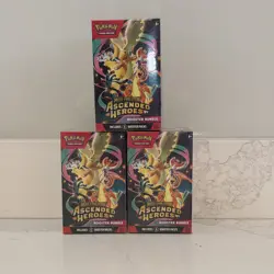 LOT OF 3 Pokemon TCG Ascended Heroes Booster Bundles Brand New Sealed In Hand - Image 1