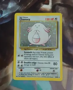 Pokemon, Chansey, Base Set 3/102 - MP - Image 1