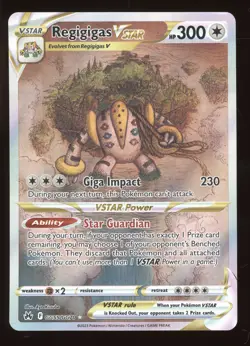 2023 Pokemon SWSH Crown Zenith Regigigas VSTAR SAR #GG55/GG70 - Image 1
