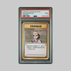 1996 POKEMON JAPANESE BASIC PROFESSOR OAK PSA 9 MINT BASE SET - Image 1