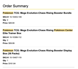 Pokemon TCG: Chaos Rising Pokemon Center Bundle Preorder - Ships May 22nd - Image 2