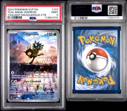 2024 POKEMON - #123 - TEAL MASK OGERPON - PSA 9 - Image 5