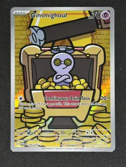 Pokemon TCG - Gimmighoul 198/182 - Illustration Rare Paradox Rift NM English - Image 1