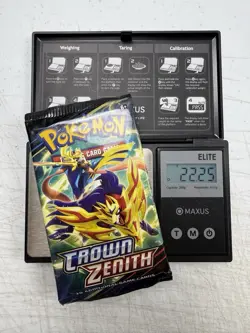 VERY HEAVY! 22.25g Pokemon TCG Crown Zenith Booster Pack | Sealed - Image 1