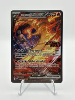 Team Rocket’s Moltres ex 229/182 SIR Scarlet & Violet Destined Rivals Pokemon - Image 1