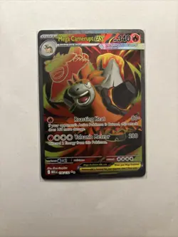 Pokemon TCG Mega Camerupt EX Full Art Mega Evolution 156/132 - Image 1