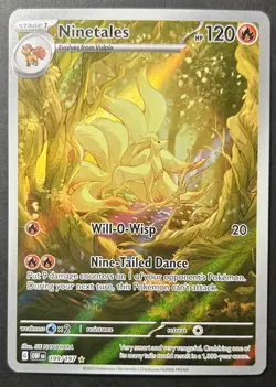 Pokemon TCG: Obsidian Flames - Ninetails IR - 199/197 - NM/M (Pack Fresh) - Image 1