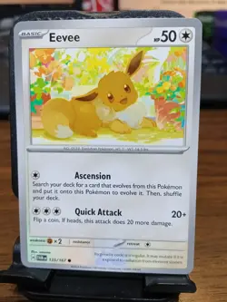 Eevee Pokemon Card Magnet Refrigerator Fridge Novelty Altered - Image 1