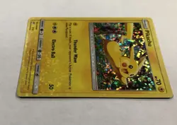 Pokemon PIKACHU 5/12 Holo Rare McDonald’s Promo Light Play Error HOLO BLEED TCG - Image 5