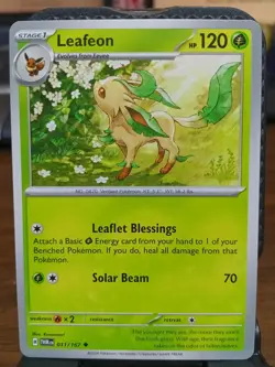 Leafeon Pokemon Card Magnet Refrigerator Fridge Novelty Altered - Image 1