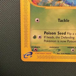 Pokemon Vintage Bulbasaur 094/165 Expedition Base Set Wotc E-Reader 2002 - Image 5