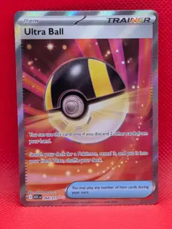 ULTRA BALL 264/217 ULTRA RARE ME: ASCENDED HEROES POKEMON NM/M ULTRA BALL - Image 1