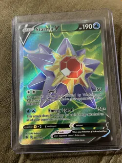 Starmie V (Full Art) - 166/189 Ultra Rare Astral Radiance NM Pokemon TCG - Image 1