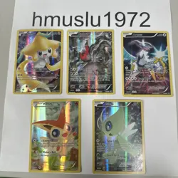Pokemon Victini Celebi Arceus Darkrai Jirachi Black Star Promo Holo Generations - Image 2