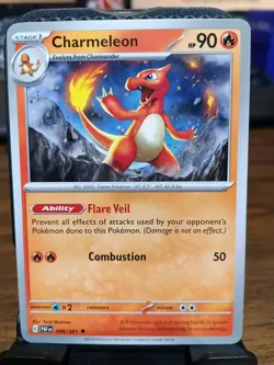 Charmeleon Pokemon Card Magnet Refrigerator Fridge Novelty Altered - Image 1