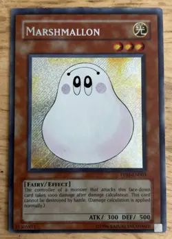 Yugioh Marshmallon PP01-EN003 Secret Rare LP - Image 1