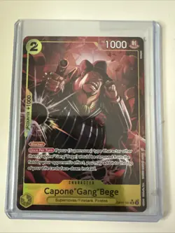 OP11–101 Capone “Gang“ Bege SR Alternate Art One Piece Cards TCG NM - Image 1