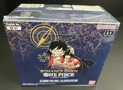 ONE PIECE OP-01 OP01 ROMANCE DAWN BOOSTER BOX (ENGLISH) BLUE BOTTOM SEALED - Image 2