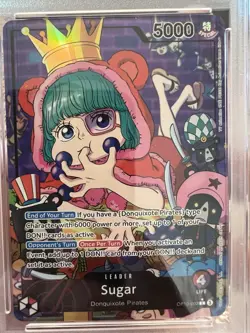 Bandai Sugar OP10-003 Royal Blood Alternate Art Foil Leader PSA 10 One Piece - Image 3