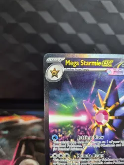 Pokemon Perfect Order Mega Starmie EX 118/088 Special Illustration Rare SIR NM - Image 3