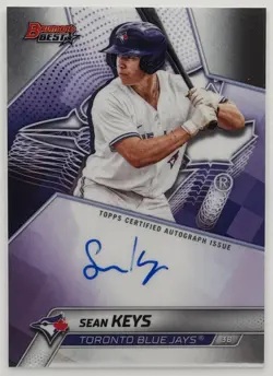 2025 Bowman's Best Sean Keys Best of Auto #B25-SK Toronto Blue Jays - Image 1