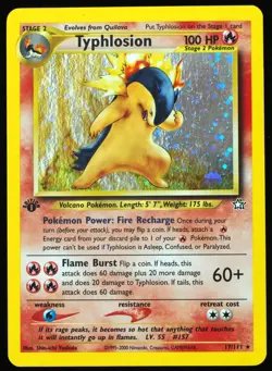 Typhlosion #17/111 Neo Genesis 1st Edition NM Pokemon Card - Image 5